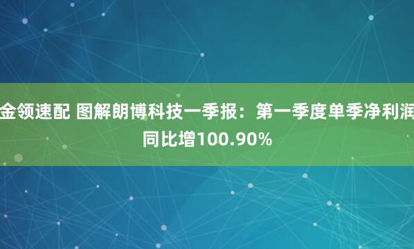 金领速配 图解朗博科技一季报：第一季度单季净利润同比增100.90%