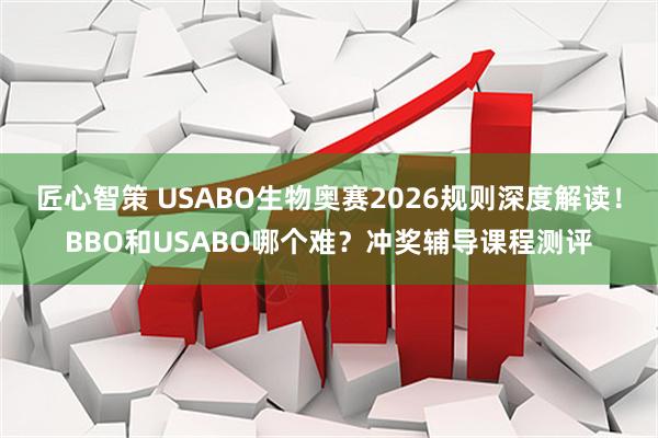 匠心智策 USABO生物奥赛2026规则深度解读！BBO和USABO哪个难？冲奖辅导课程测评
